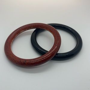 VINTAGE Rounded Bangle Bundle (2)